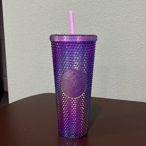 24oz purple Starbucks tumbler